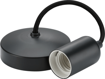 6" E27 Contemporary Pendant Set - Anthracite