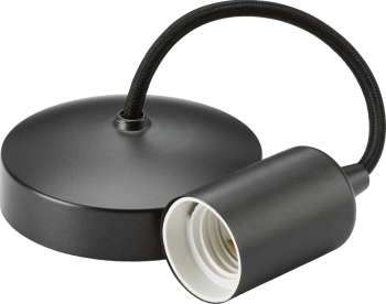 6" E27 Contemporary Pendant Set - Smoked Bronze
