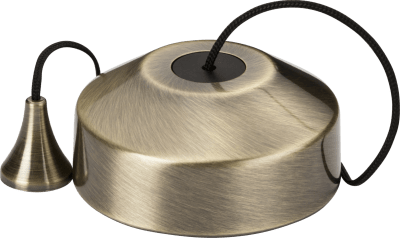 10AX 2-way Pull Cord Switch - Antique Brass