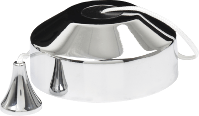 10AX 2-way Pull Cord Switch - Polished Chrome