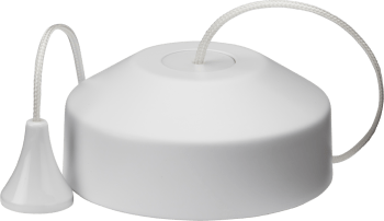 1-way 10-150W (5-100W LED) Trailing edge pull cord dimmer switch - matt white
