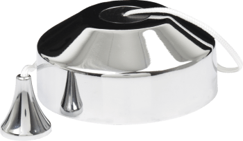 1-way 10-150W (5-100W LED) Trailing edge pull cord dimmer switch - polished chrome