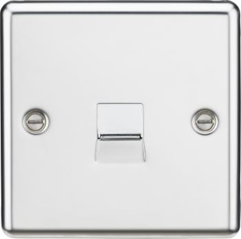Knightsbridge Round Edge Polished Chrome Telephone Master Outlet