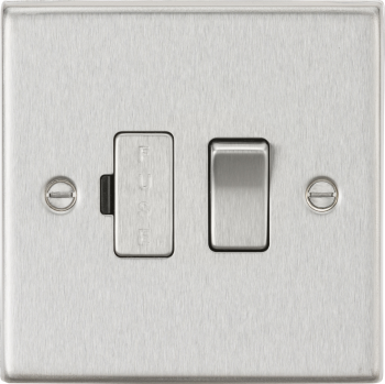 Knightsbridge Polished Chrome 13A Switched Fused Spur Unit