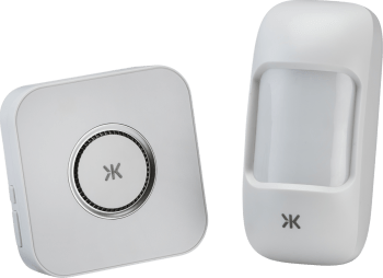 Wireless plug in motion activated chime system