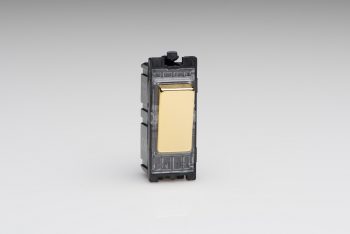Varilight Power Grid Brass Modules 20A 2-Way Single Pole Switch