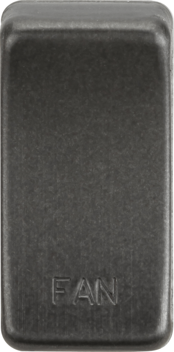 Knightsbridge Smoked Bronze Engraved Switch Cover marked "FAN"