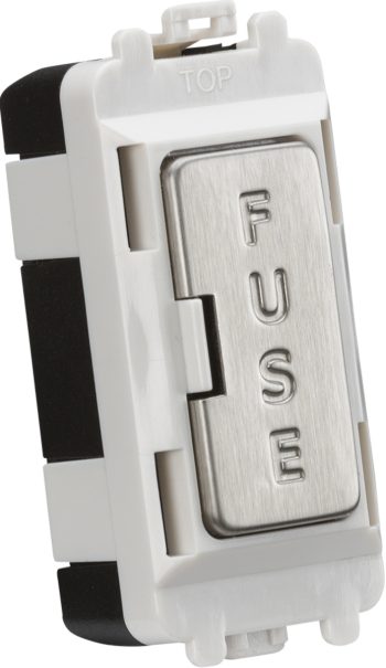 Knightsbridge Brushed Chrome 13A Fused Module