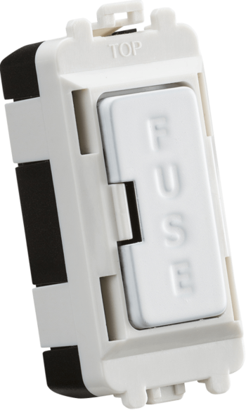 Knightsbridge Matt White 13A Fused Module