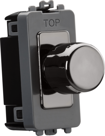 Knightsbridge Black Nickel 2-way 10-150W (5-150W LED) Intelligent Dimmer Module