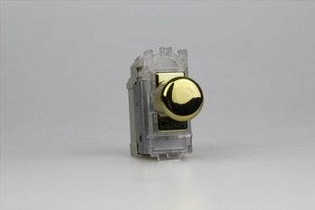 Varilight PowerGrid 2-Way Push-On/Off Rotary Dimmer 40-400W (1 Grid Space)