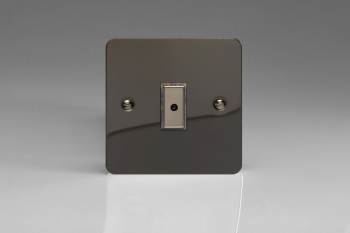 Varilight Ultraflat Iridium Black  1-Gang 1-Way Remote/Tactile Touch Control Master LED Dimmer 1 x 0-100W (1-10 LEDs)