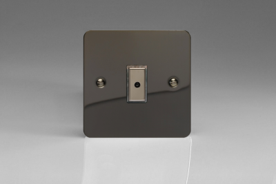 Varilight Ultraflat Iridium Black  1-Gang 1-Way Remote/Tactile Touch Control Master LED Dimmer 1 x 0-100W (1-10 LEDs)