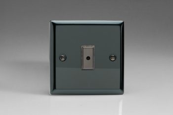 Varilight Classic Iridium Black 1-Gang 1-Way Remote/Tactile Touch Control Master LED Dimmer 1 x 0-100W (1-10 LEDs)