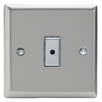 Varilight Classic Satin Chrome 1-Gang 1-Way V-Pro Multi-Point Remote/Tactile Touch Control Master LED Dimmer 1 x 0-100W (1-10 LEDs) (Copy)