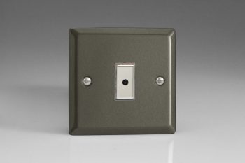 Varilight Classic Graphite 1-Gang 1-Way Remote/Tactile Touch Control Master LED Dimmer 1 x 0-100W (1-10 LEDs)