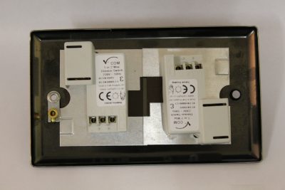 Varilight Classic Iridium Black 2-Gang 2-Way Push-On/Off Rotary LED Matrix Dimmer 2 x 20-300W (max 36 LEDs) (Twin Plate) - Image 2