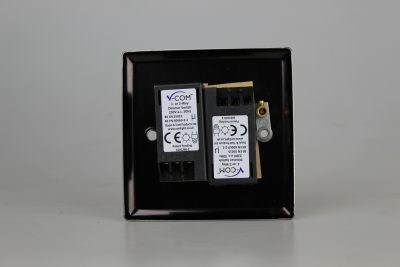 Varilight Classic Matt Chrome 2-Gang 2-Way Push-On/Off Rotary LED Matrix Dimmer 2 x 15-180W (max 20 LEDs) (Matrix System) - Image 2