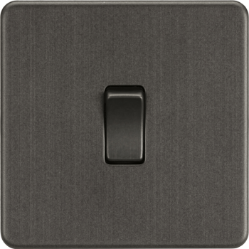 Knightsbridge Screwless Smoked Bronze 10AX Intermediate Switch