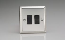 Varilight Classic Mirror Chrome 13A Switched Fused Spur