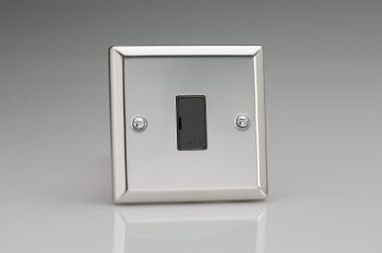 Varilight Classic Mirror Chrome 13A Unswitched Fused Spur