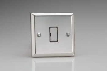 Varilight Classic Mirror Chrome 13A Unswitched Fused Spur