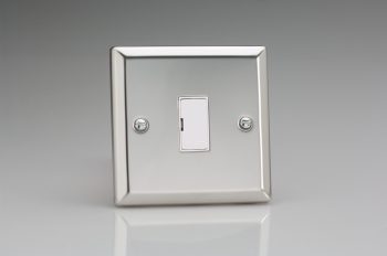 Varilight Classic Mirror Chrome 13A Unswitched Fused Spur