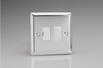 Varilight Classic Mirror Chrome 13A Switched Fused Spur