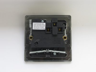 Varilight Essential Matt Black 1-Gang 13A Double Pole Switched Socket - Image 2