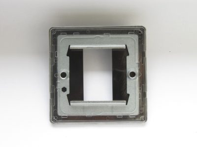 Varilight Essential Matt Black DataGrid Plate (1 Grid Space) - Image 2