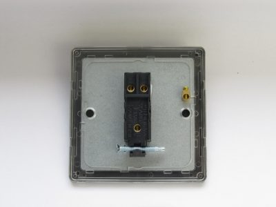 Varilight Flat Plate Screwless Brushed Bronze 1-Gang 10A 1- or 2-Way Toggle Switch - Image 2