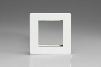 Varilight Premium White DataGrid Plate (2 Grid Spaces) Faceplate