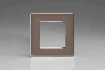 Varilight Flat Plate Screwless DataGrid Plate (2 Grid Spaces)