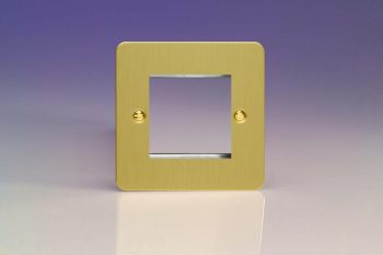 Varilight Ultraflat Brushed Brass DataGrid (2 Grid Spaces)