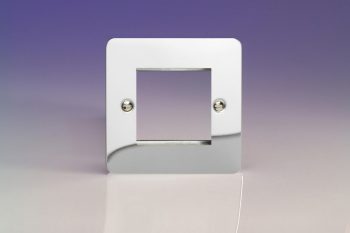 Varilight Ultra Flat Polished Chrome DataGrid Plate (2 Grid Spaces)
