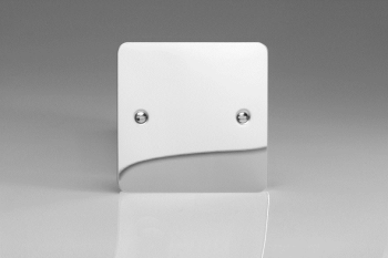 Varilight Ultraflat Polished Chrome Single Blank Plate
