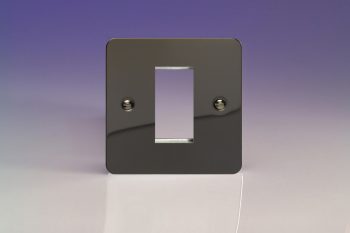 Varilight Ultraflat Iridium Black DataGrid Plate (1 Grid Space)