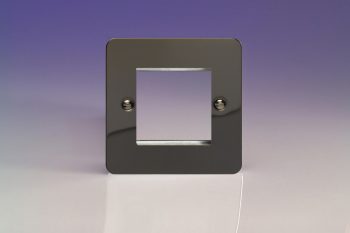 Varilight Ultraflat Irdium Black DataGrid Plate (2 Grid Spaces)