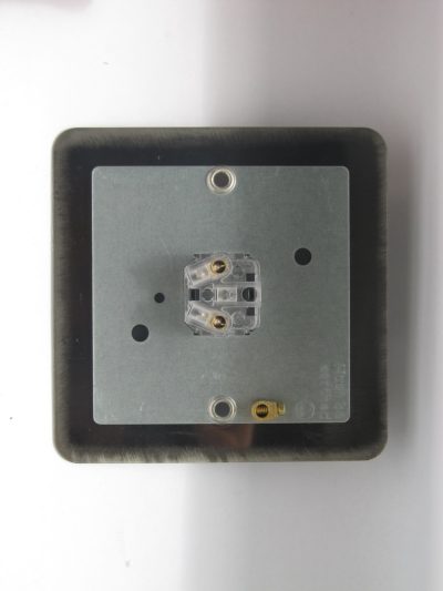 Varilight Ultraflat Iridium Black 1-Gang 6A 1-Way Push-to-Make Momentary Switch - Image 2