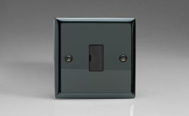 Varilight Classic Iridium Black 13A Unswitched Fused Spur