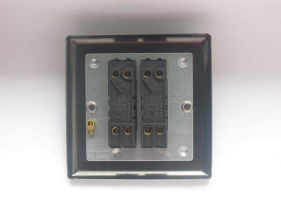 Varilight Classic Satin Chrome 2-Gang 10A Intermediate Rocker Switch - Image 2
