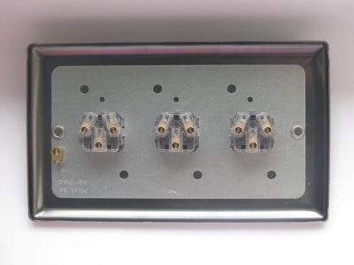 Varilight Classic Iridium Black 3-Gang 6A 1- or 2-Way Push-On/Off Impulse Switch (Twin Plate) - Image 2
