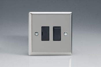 Varilight Classic Satin Chrome 13A Switched Fused Spur