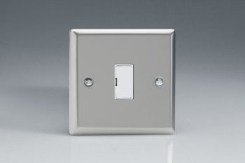 Varilight Classic Satin Chrome 13A Unswitched Fused Spur