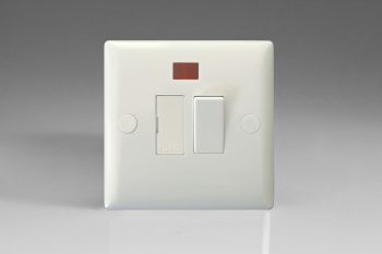 Varilight White Value 13A Switched Fused Spur + Neon