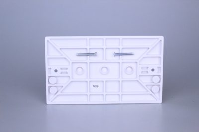 Varilight White Value Double Blank Plate - Image 2
