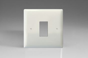 Varilight Polar White PowerGrid 1-Gang Grid Plate and Grid Frame Pack (Single Plate)