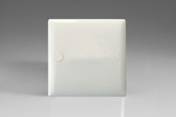 Varilight White Value Single Blank Plate