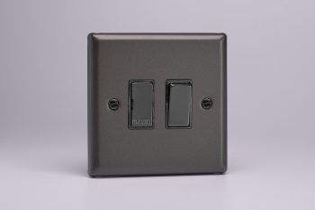 Varilight Classic Graphite 13 Amp Switched Fused Spur