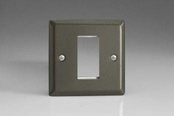 Varilight Classic Graphite DataGrid Plate (1 Grid Space)